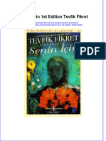 PDF of Senin Icin 1St Edition Tevfik Fikret Full Chapter Ebook
