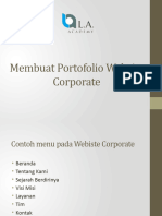 Sesi 4 Membuat Portofolio Website Corporate Dan Sekolah