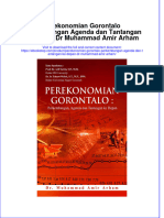 full download Perekonomian Gorontalo Perkembangan Agenda Dan Tantangan Ke Depan Dr Muhammad Amir Arham online full chapter pdf 