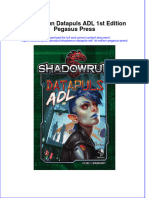 Download pdf of Shadowrun Datapuls Adl 1St Edition Pegasus Press full chapter ebook 