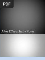 After Effects Study Notes