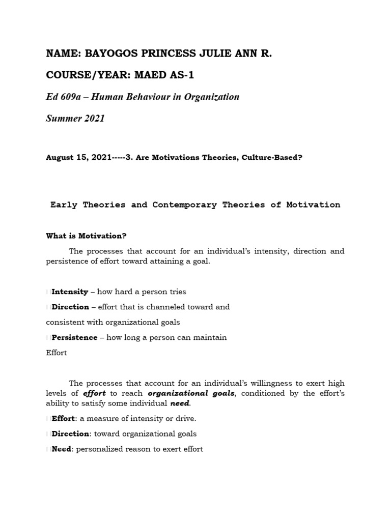 Are motivations theories culture based pdf goal setting motivational