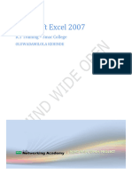 NSS 112 Excel 2007