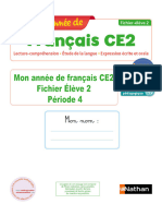 Mon Cahier de Français CE2.Fichier-Élève 2. Période 4