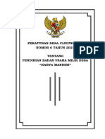 Perdes Nomor 6 Tahun 2021 ttg Pendirian BUMDes Karya Mandiri_ok_0