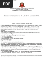 Decreto-lei Complementar Nº 3, de 27 de Agosto de 1969