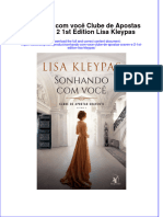 PDF of Sonhando Com Voce Clube de Apostas Craven S 2 1St Edition Lisa Kleypas Full Chapter Ebook