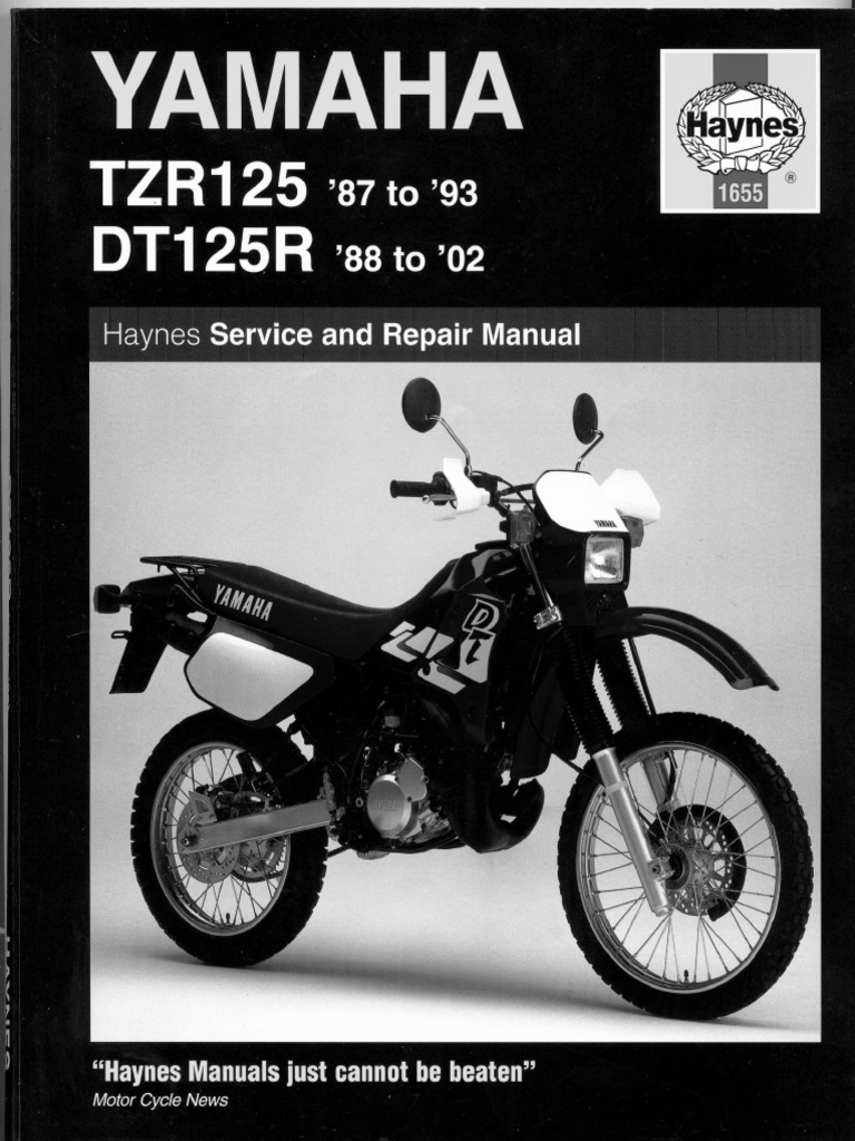 Yamaha (Haynes) Manuals Service and Repair - TZR 125 (87-93