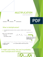 What Is Multiplication - Powerpoint