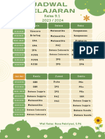 Jadwal Pelajaran 9.1-1