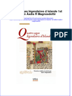 Full Download Quatre Sagas Legendaires D Islande 1St Edition Asdis R Magnusdottir Online Full Chapter PDF