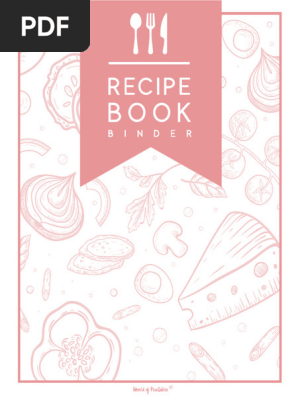 Blank Recipe Book - World of Printables
