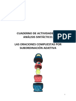 3-CUADERNO DE ACTIVIDADES DE ORAC. SUBORDINADAS ADJETIVAS - Alumnos
