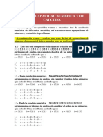 Psicotecnico - Test de Capacidad Numerica y de Calculo