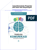 Full Download Psikologi Komunikasi Suatu Pengantar Dan Perspektif Islam Rila Setyaningsih Online Full Chapter PDF