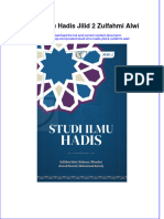 Download pdf of Studi Ilmu Hadis Jilid 2 Zulfahmi Alwi full chapter ebook 