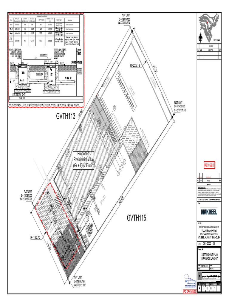 P-101-SETTING OUT PLAN GVTH114-Model | PDF