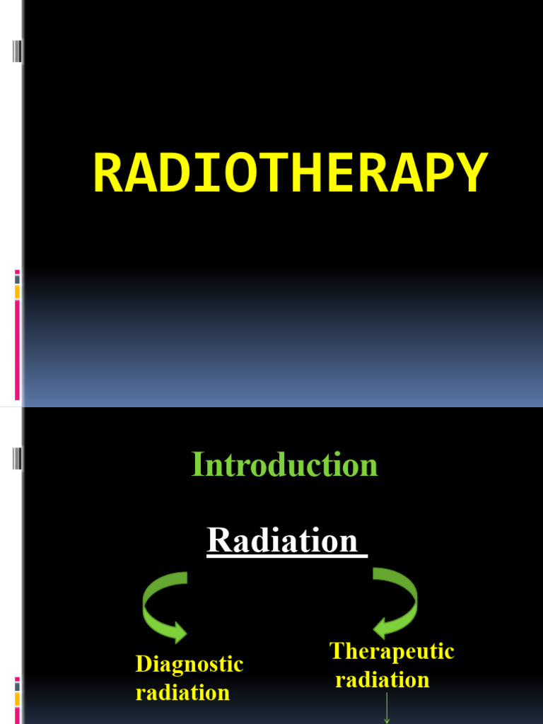 Radiotherapy Pdf Radiation Therapy Medical Specialties