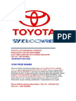 Toyota Company