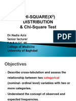 Chi-Square (X2) Distribution
