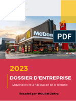 Dossier D'Entreprise: Mcdonald'S Et La Fidélisation de La Clientèle