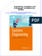 Download pdf of Systems Engineering Verstehen Und Industriell Umsetzen 1St Edition Iris Grasler full chapter ebook 