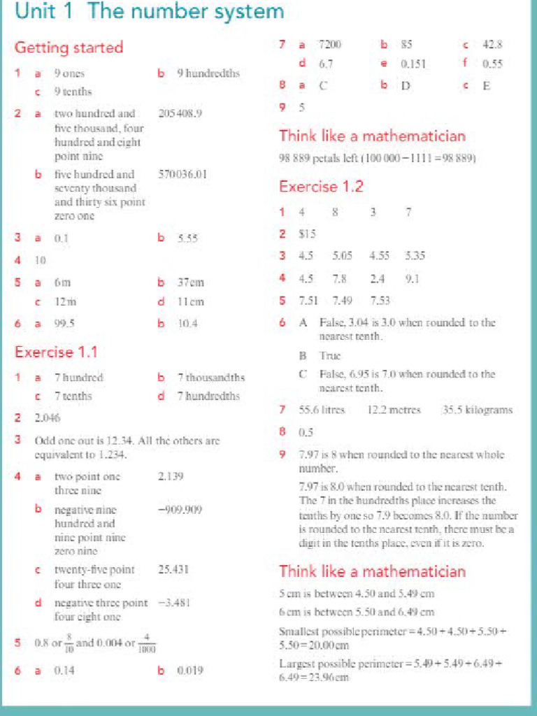 Cambridge Primary 6 Maths Answer Key Pdf