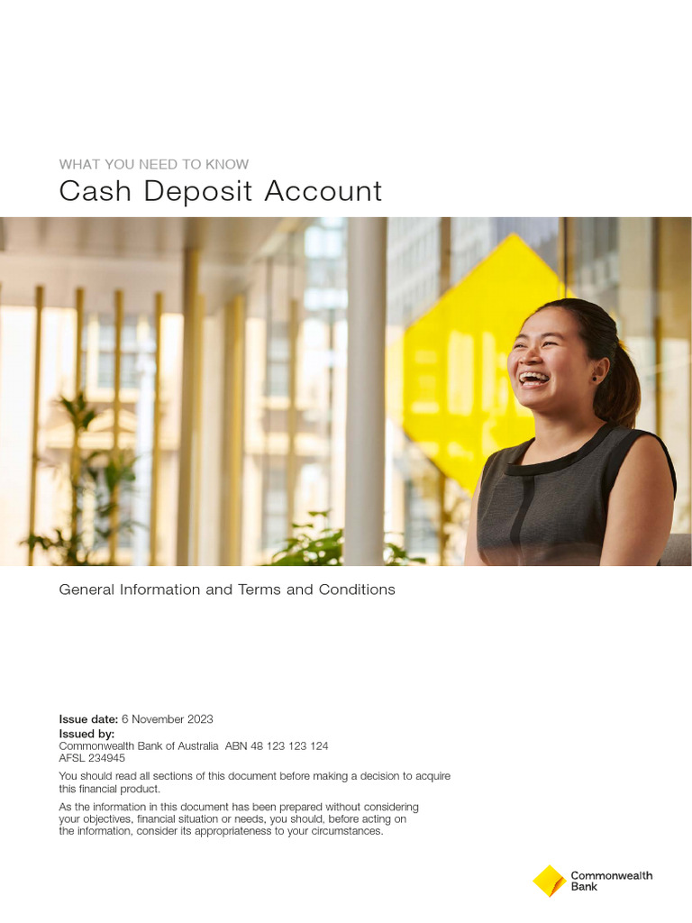 Commonwealth Bank CDA Interest Rates | PDF | Interest | Interest Rates
