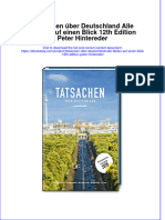 PDF of Tatsachen Uber Deutschland Alle Fakten Auf Einen Blick 12Th Edition Peter Hintereder Full Chapter Ebook