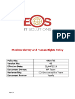 EOS Modern Slavery Human Rights Policy