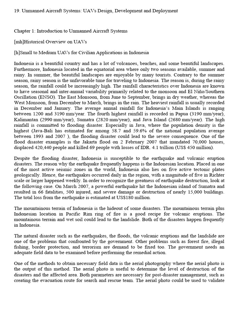 UAV Design for Civilian Use in Indonesia | PDF | Image Resolution | Pixel