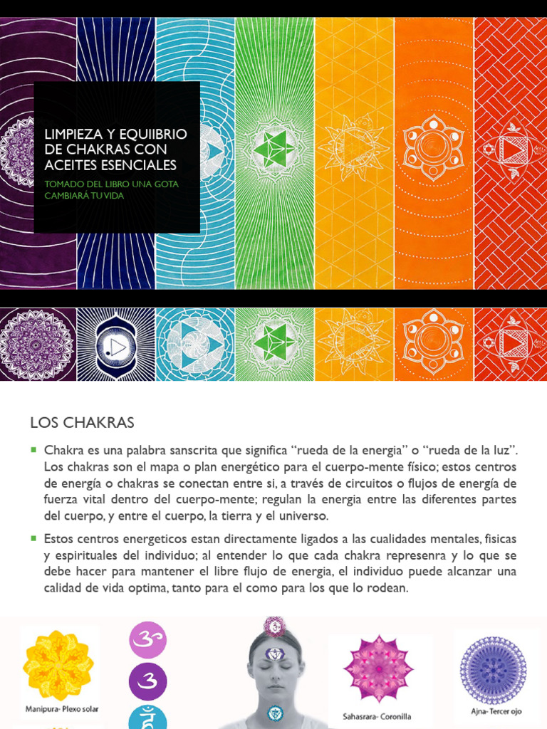 Equilibrio de Chakras con Aceites Esenciales | PDF | Las emociones ...