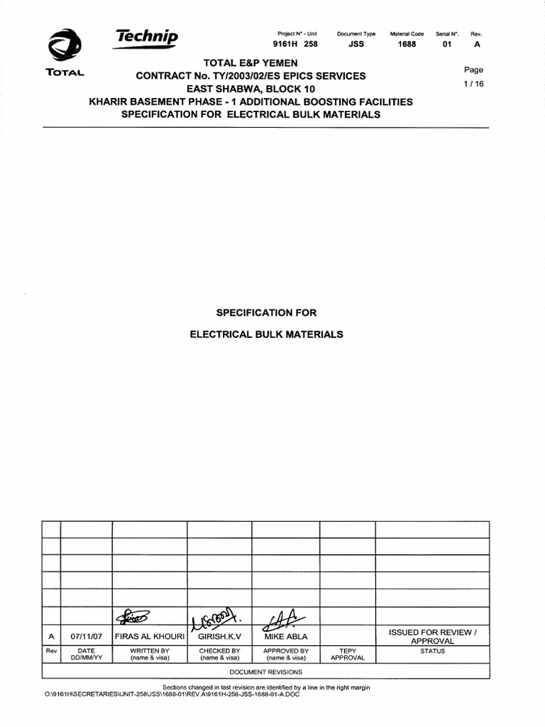 1688-01-A-Electrical Bulk Materials | PDF