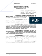 Resolução COFECI 10662007 e Ato Normativo COFECI 0012011