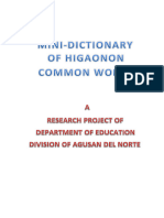 Higaonon Dictionary Final