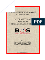 Laporan Pengembangan Kompetensi-Tugas Tambahan Sebagai Bendahara Bos