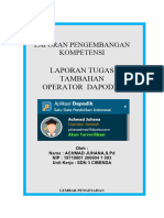 Laporan Pengembangan Kompetensi-Tugas Tambahan Sebagai Operator Dapodik