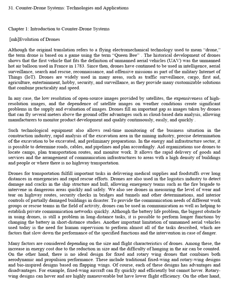 Counter drone systems technologies and applications pdf unmanned
