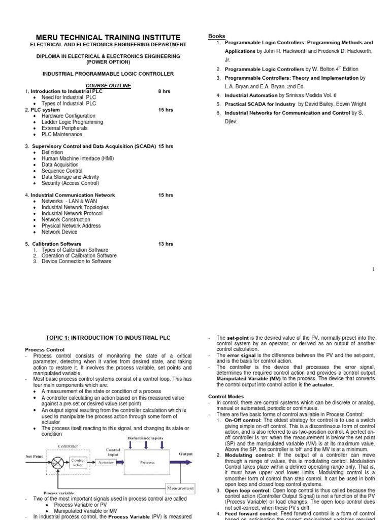 PLC New Document-1 | PDF | Programmable Logic Controller | Computer ...