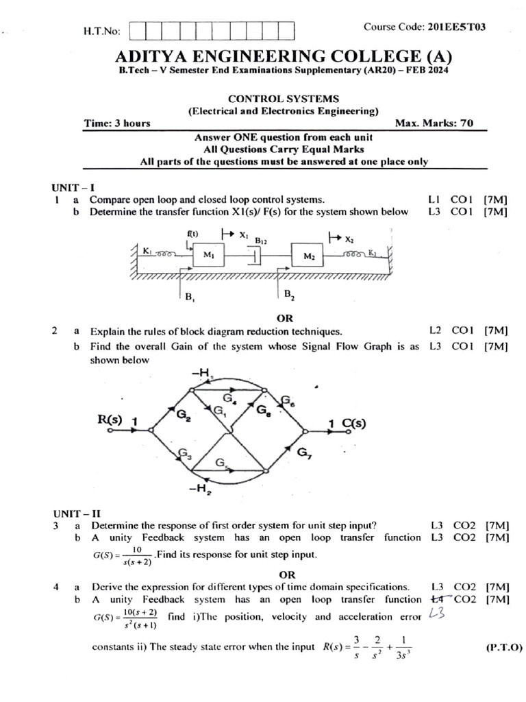 Control System | Download Free PDF | Feedback | Applied Mathematics