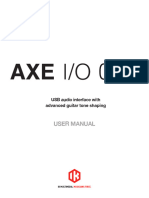 AXE IO ONE User Manual