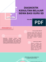 Diagnostik Kesulitan Belajar