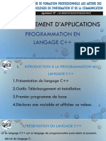 Cours Programmation en C++