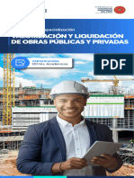 Valorización y Liquidación de Obras Publicas y Privadas