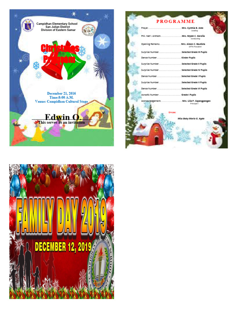 Christmas Program Names Malayalam