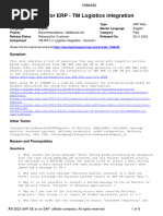 SAP Support Pack Errors Troubleshooting SPAM | PDF | Business