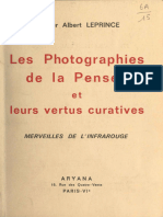 Albert Leprince Les Photographies de La Pensée Et Leurs Vertus Curatives