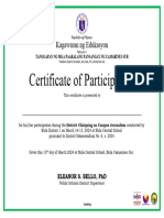 2024 INSET Certificate of Participation