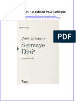 full download Sermaye Dini 1St Edition Paul Lafargue online full chapter pdf 