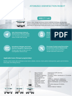 Atomized Disinfectan Robot